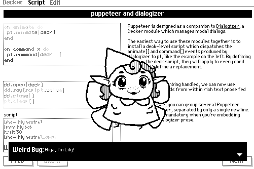 Combining Dialogizer and Puppeteer