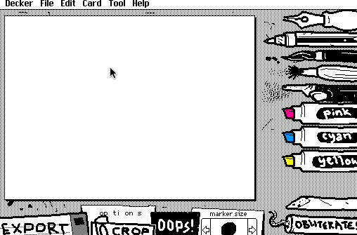 Drawing in WigglyPaint